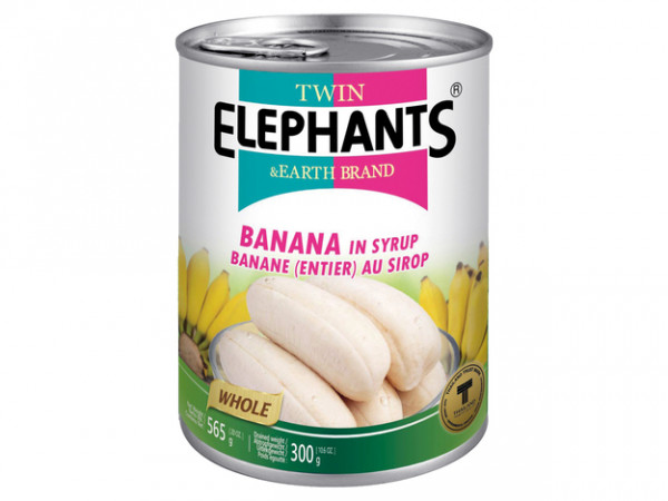 TWIN ELEPHANTS Bananen Gezuckert 565 G