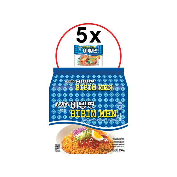 PALDO Inst.Nudeln Bibim Men 5x130g