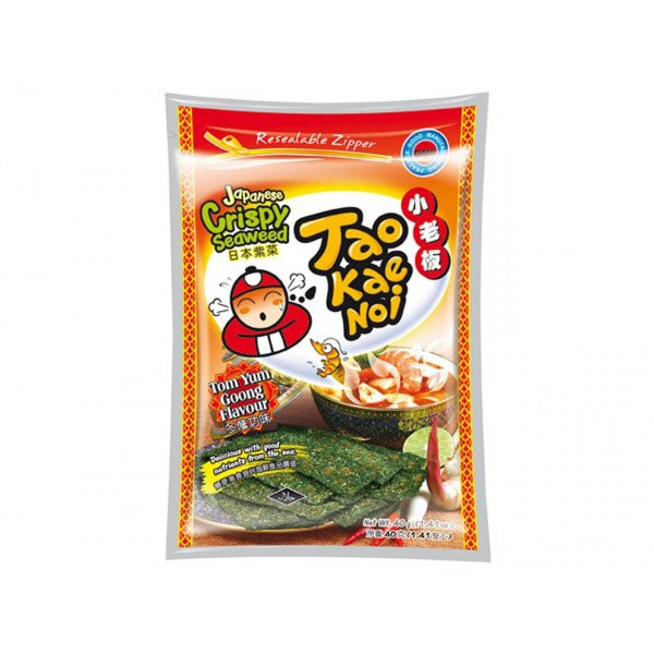 TAOKAENOI Algensnack Tom Yum Goong 32 G, Herkunft Thailand