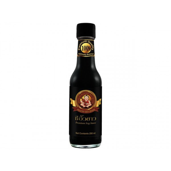 Dek Som Boon Helle Sojasauce Premium (Healthy Boy), 250 ML