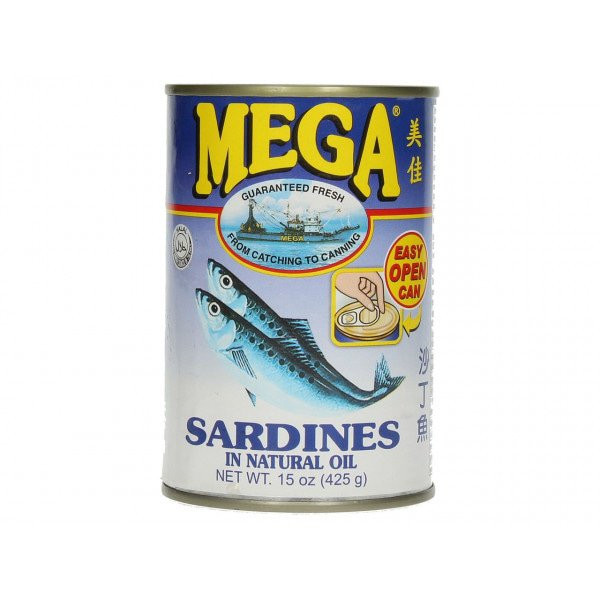 Mega Sardinen in Öl, 425 G