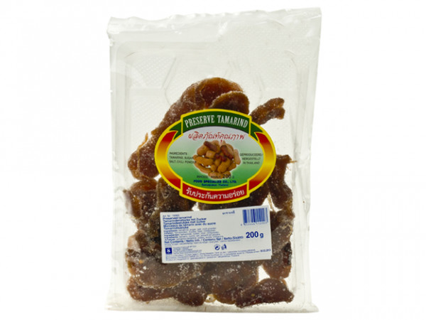 Süßwaren kandierte Tamarinden Btl 200g