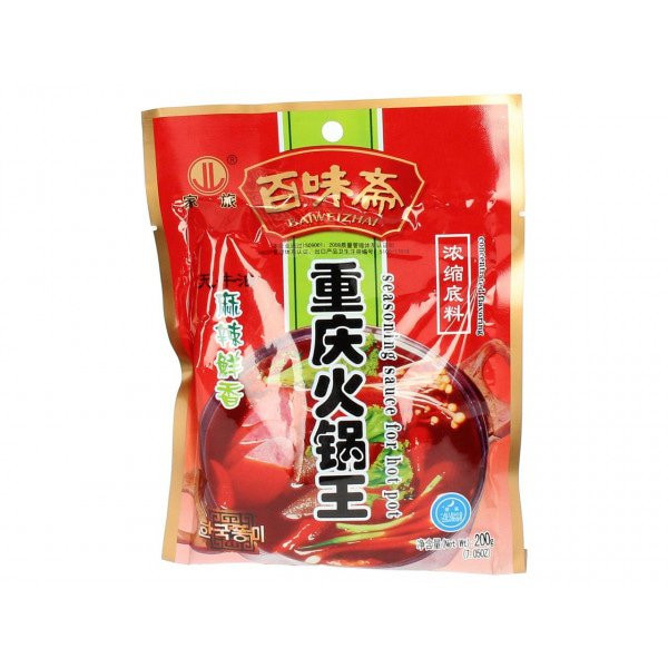 Baiweizhai Hot Pot Sichuan Sauce 200 G