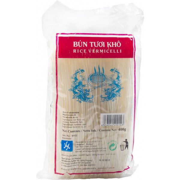 Vietnamesische Reisfadennudeln 400 gram