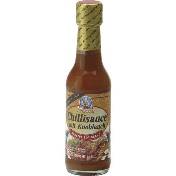 HEALTHY BOY Chilisauce mit Knoblauch 250 ML