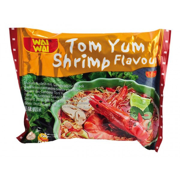 WAI WAI Instant-Nudeln Tom Yum Garnelen - 60 g