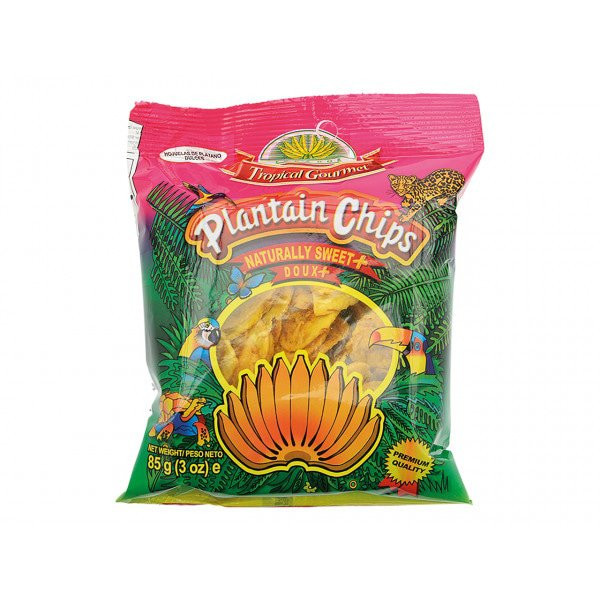 Tropical Gourmet Bananenchips Extra Süß (Plantain) 85 G