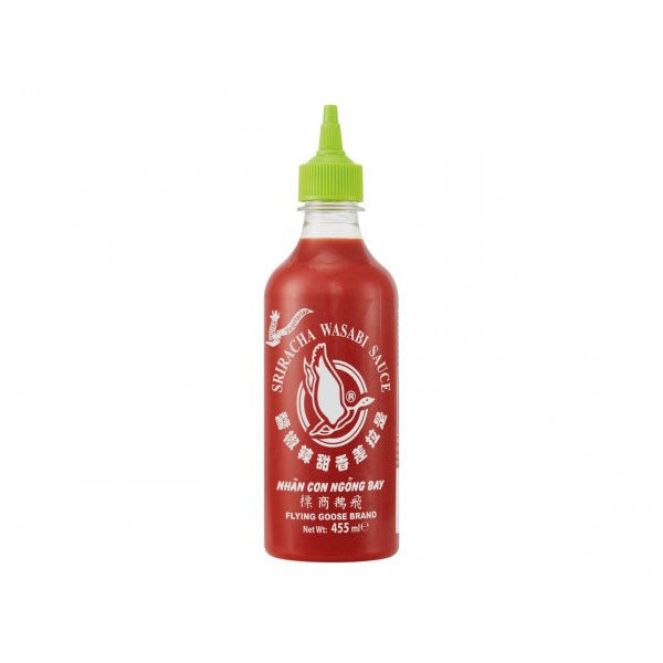 Flying Goose Sriracha Chilisauce mit Wasabi, 455 ML