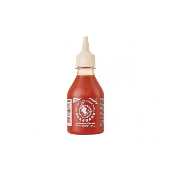 Flying Goose Sriracha Chilisauce mit Knoblauch no MSG, 200 ML