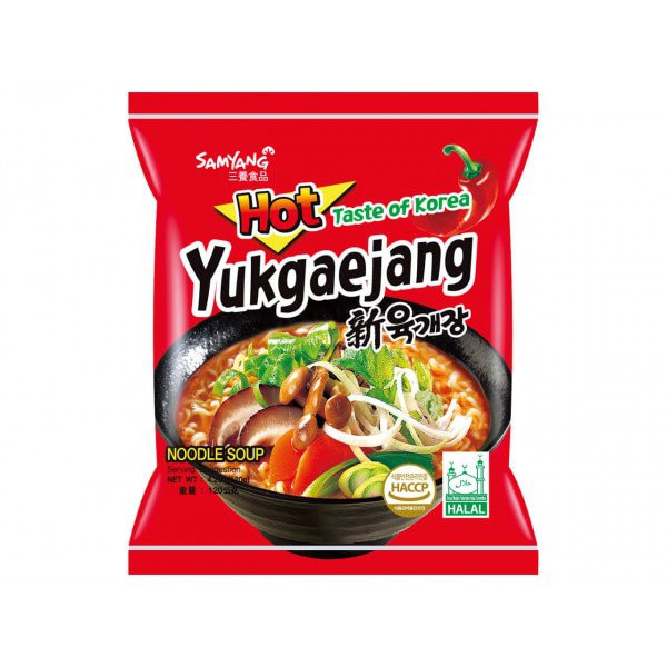 SAMYANG Instant Yukgaejang Scharfe Nudeln 120 G.