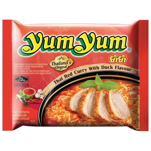 Instant Nudeln Rotes Curry Ente, 60 G