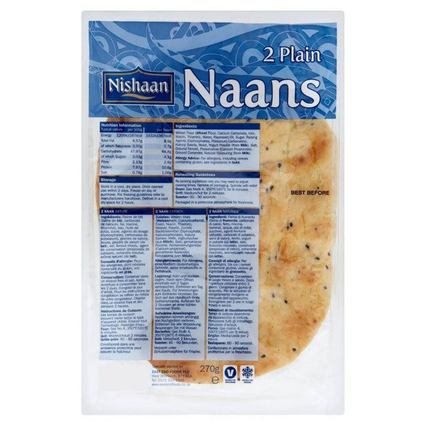 Nishaan Naan Brot original 270 g