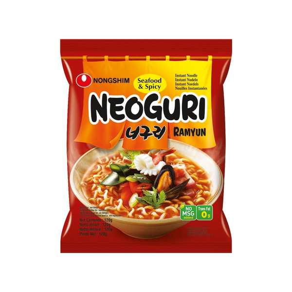 NONG SHIM Instant-Nudeln Neoguri Meeresfrüchte (scharf) - 120 g