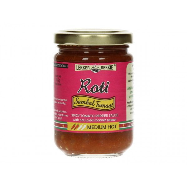 Lekker Bekkie Chilipaste Roti Tomaten (Medium), 145 G