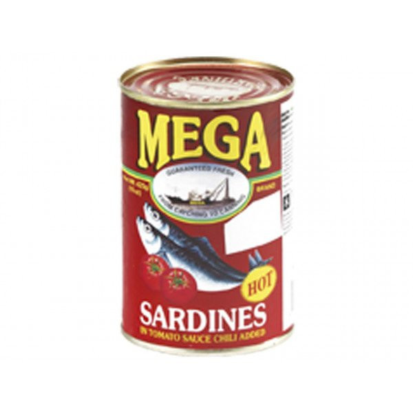 Mega Sardinen in Tomatensauce mit Chili,425 G