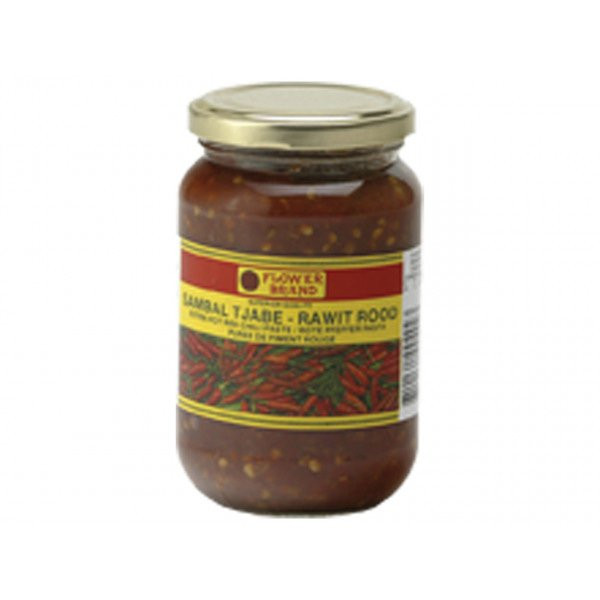 Flowerbrand Chilipaste / Sambal Rawit (Scharf), 375 G