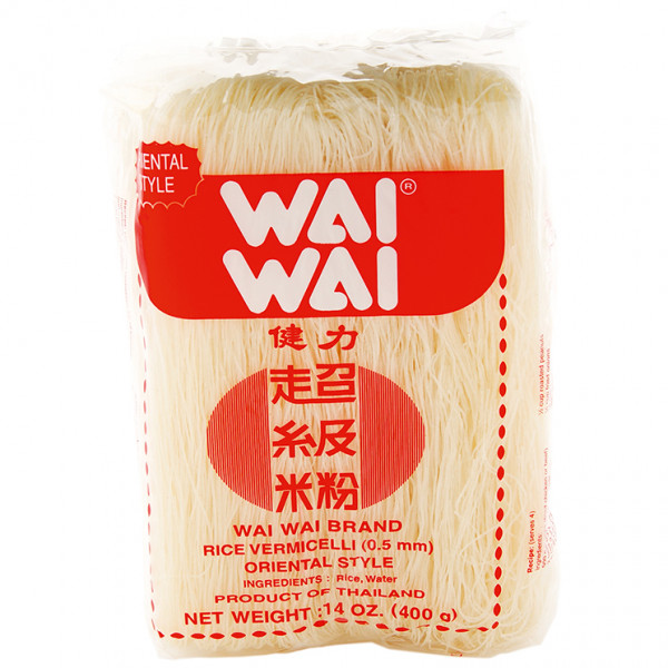 Wai Wai Reis Vermicelli 0,5 mm. 400 G.