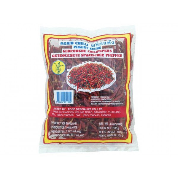 Thai Dancer Getrockneter Chili 100 G