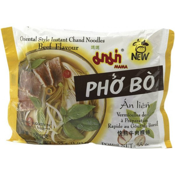 MAMA Instant-Reisnudeln Chand Pho Bo Rind - 55 g